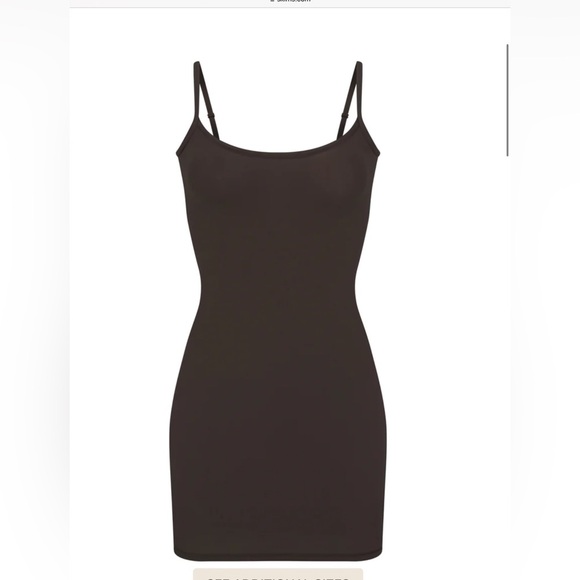 Skims fits everybody slip dress size XL Espresso​ - Picture 3 of 4